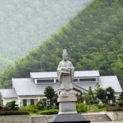 紙神蔡倫石雕塑-景區園林歷史文化人物雕像